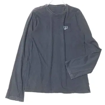 긴팔 티셔츠 롱티 상의 심플 캐주얼 블랙 40