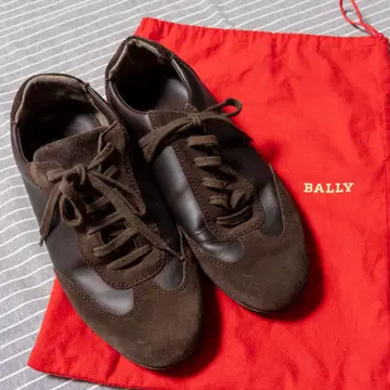 BALLY 브라운 스니커즈 수납 봉투 포함