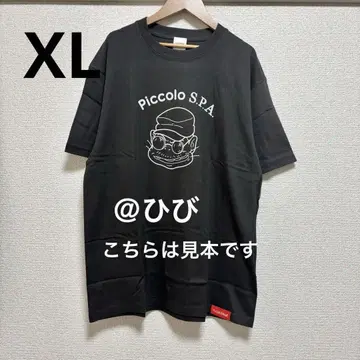 지브리 입체 조형전 티셔츠 붉은 돼지 피콜로 아저씨 먹색 XL 한정판