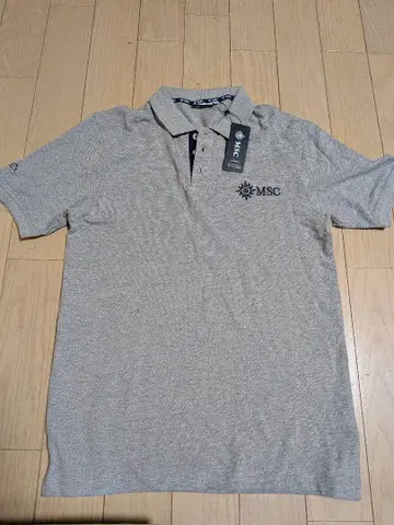 MSC 그레이 피케 셔츠 M 사이즈