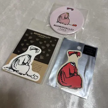 닌텐 무민 밸리파크 캔뱃지 스티커