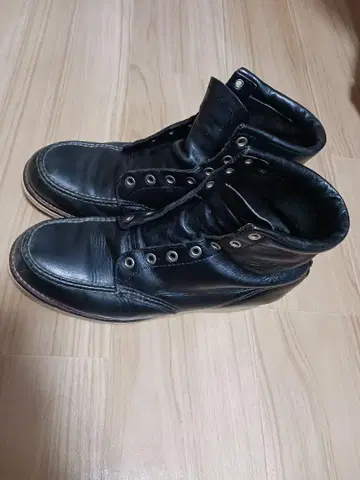 치페와 워크 부츠 블랙 7하프