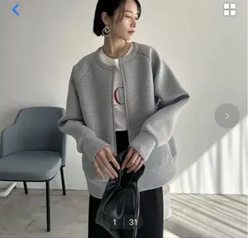 [새상품] 두알시브 본딩 노카라 블루종