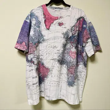 라드 뮤지션 17SS 맵 빅 티셔츠 지도 46 카트