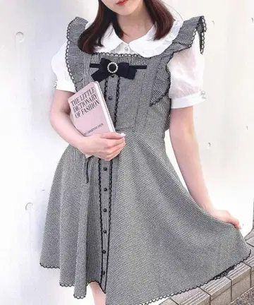 허니시나몬 점프 스커트 [새상품급]