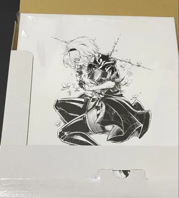 NieR:Automata 2B 오리지널 일러스트 캔버스 보드