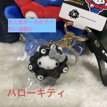 오사카 간사이 엑스포 산리오 블랙 미야쿠미야쿠 헬로키티 블랙 키링