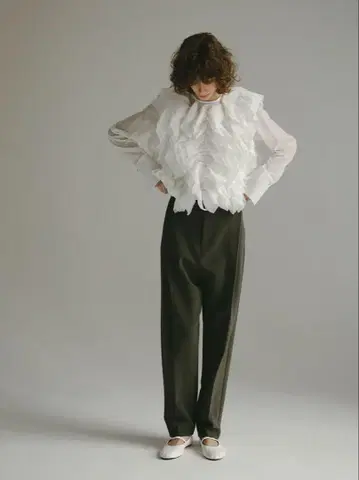 HER./사이드 턱 팬츠/새상품급