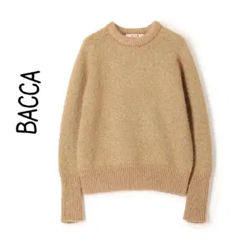 BACCA 라메 모헤어 믹스 니트 풀오버