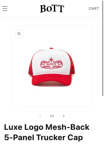 BoTT LUXE LOGO MESH-BACK 5PANEL CAP