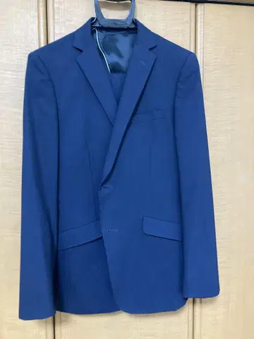 SUIT SELECT 네이비 (다크 네이비) 슬림핏 비즈니스 정장 A5