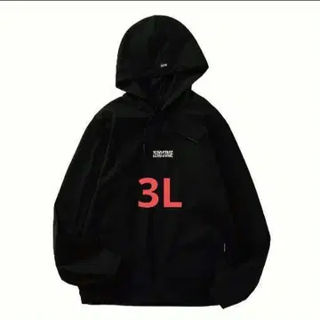 워크맨 제로 스테이지 트랙 후드티 블랙 3L 사이즈