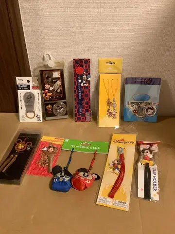 디즈니 캐릭터 굿즈 스트랩 끈고리 키링 세트 NO.1