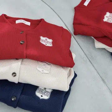 Be Mine Emblem Knit Cardigan 베이지 당일 발송