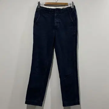 봉쿠라 인디고 헤링본 치노 워크 팬츠 W29 BONCOURA