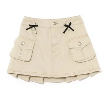 andmary Baby ribbon mini skirt S