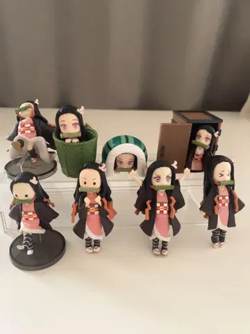 네즈코 피규어 세트 8체