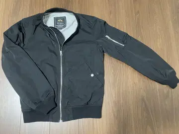 ALPHA INDUSTRIES MA-1 블랙 자켓 M 알파