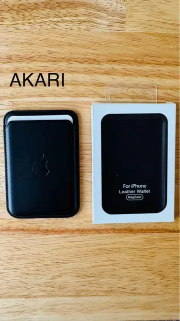 Apple iPhone 레더 월렛 블랙
