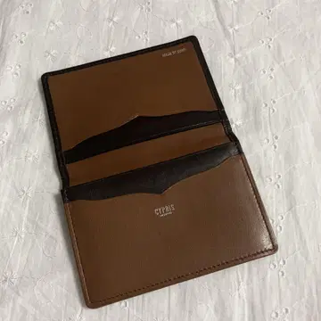 CYPRIS MORPHO 일본제 카드 케이스 브라운 명함지갑