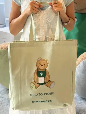 GELATO PIQUE STARBUCKS 토트백 젤라피케 스벅