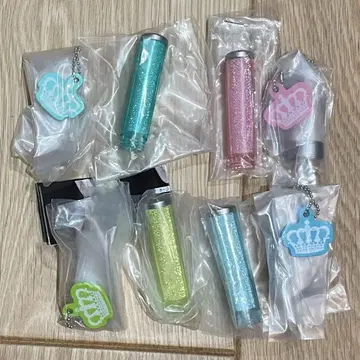 킨브레 가챠 미니어처 응원봉 4점 묶음 판매