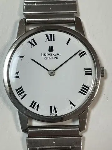 UNIVERSAL GENEVE 수동 와인딩 시계 스테인리스