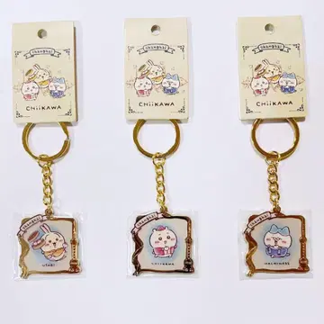 치이카와 중국 상하이 한정판 아크릴 키링 치이카와 하치와레 토끼