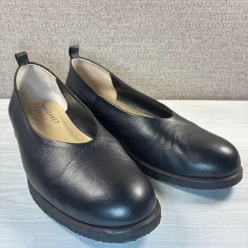 [미사용급] MARGARET HOWELL idea 플랫슈즈 블랙