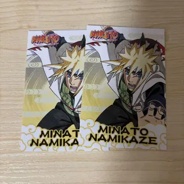 NARUTO 나뭇잎 마을 쿠키 특제 카드 나미카제 미나토