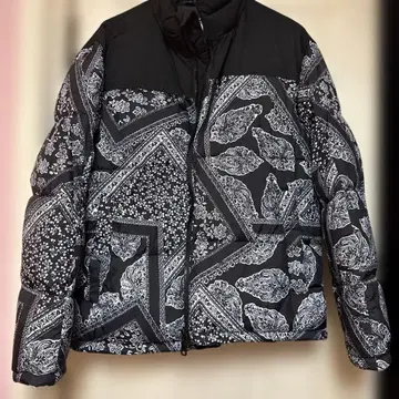 ZARA 다운 페이즐리 무늬 남성용 L 사이즈