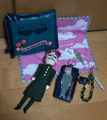 [ 죠죠 카쿄인 노리아키 굿즈 세트 파우치 등 ]