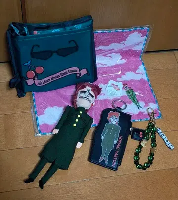 [ 죠죠 카쿄인 노리아키 굿즈 세트 파우치 등 ]