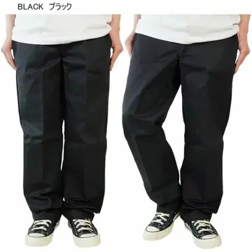 W36 새상품 디키즈 DICKIES 스케이트보딩 트윌 팬츠 블랙 874