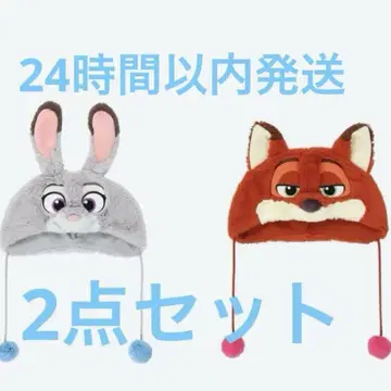 주토피아 팬캡 2세트 주디 닉 디즈니씨