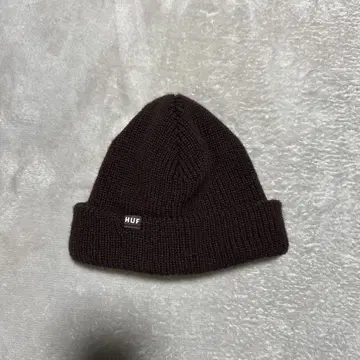HUF 브라운 니트 모자 (팥색)