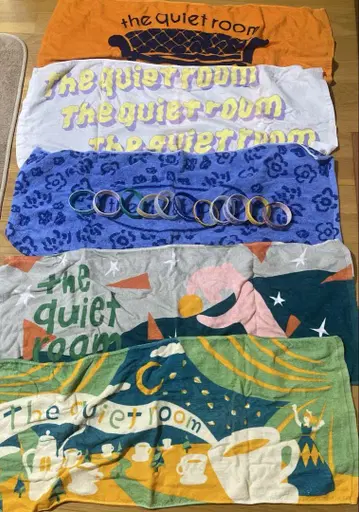 the quiet room 타월 5종 고무 밴드 11개