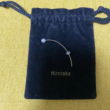 Hirotaka 한쪽 귀용 귀걸이 골드 펄