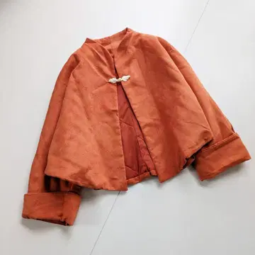 빈티지 케이프 차이나 자켓 오렌지