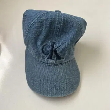Calvin Klein 캘빈클라인 ck 데님 캡 블루
