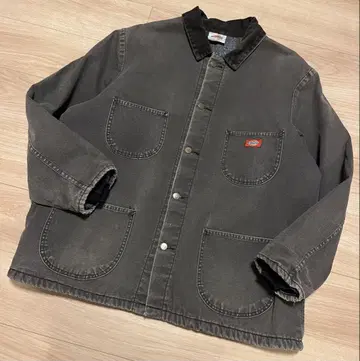 90s Dickies 디키즈 커버올 스미 블랙 초아 자켓