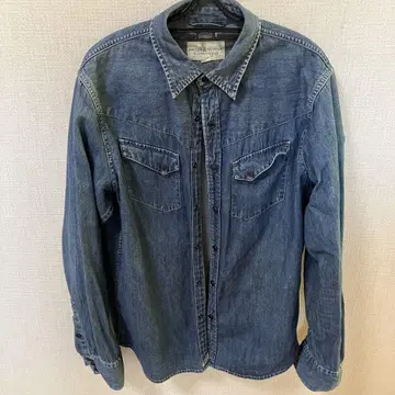 데님 앤 서플라이 데님 셔츠 긴팔 남성용