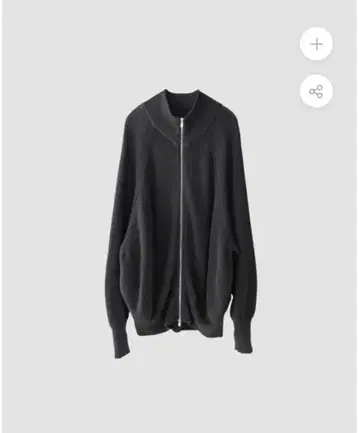 CLESSTE OVERSIZED DRIVERS KNIT 차콜
