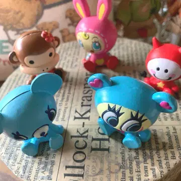 나루미야 버블헤드 흔들림 피규어 [레어 구하기 어려움] 인형 5개 세트