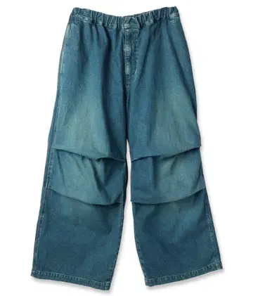 Jieda 25ss PARACHUTE DENIM PANTS