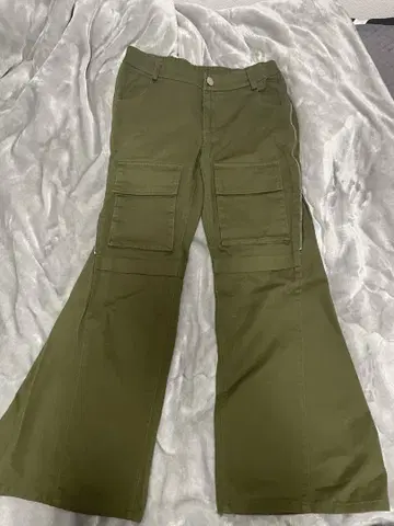 [ atmospink ] 디자인 카고 팬츠 ( KHAKI ) 카키