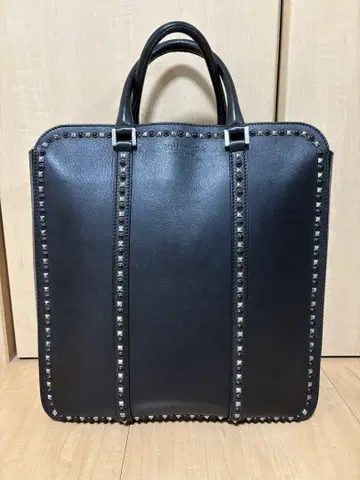 DSQUARED2 천연 가죽 스터드 토트백