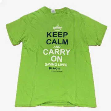 Lifesaver KEEP CALM 티셔츠 기업T 90s