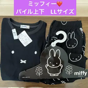 LL 사이즈 새상품 miffy 미피 파일 소재 상하의 셋업