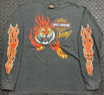 Harley-Davidson 타이거 파이어 플레임 XL 구제 의류
